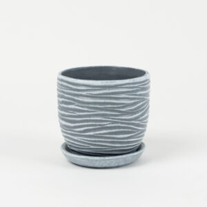 Doniczka Fala z podstawkiem