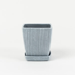 Doniczka Kwadrat z podstawkiem